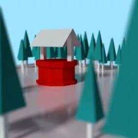 Lowpoly Trees With Dwell 3d model