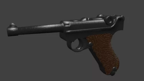 Ww2 Weapon Set 3d model