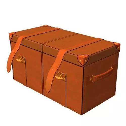 Old Suitcase 3d model