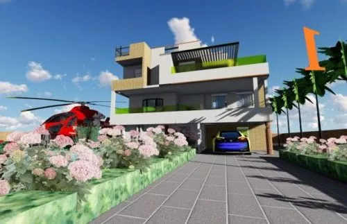 Farm House In Jungle 3d model