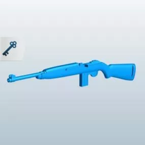 M1 Carbine Gun 3d model