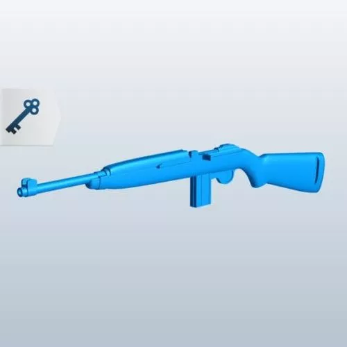 Scifi Gun M24r 3d model