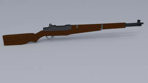 Barrett M107 Sniper Gun 3d model