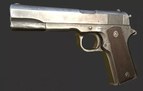 M1911 Gun 3d model M1911 Gun 3d model