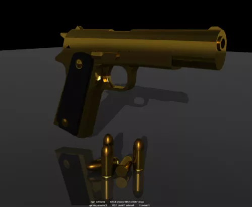 Barrett M95 Gun With Advance Scope 3d model