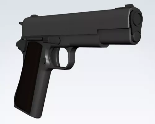 M1911 Weapon Gun 3d model M1911 Weapon Gun 3d model