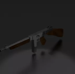 M1a1 Thompson Gun 3d model