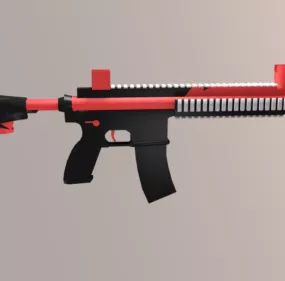M4a4 Game Gun 3d model