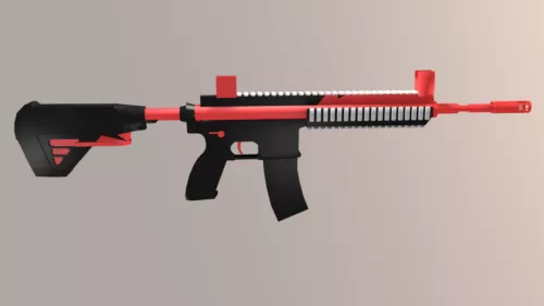 M4a4 Game Gun 3d model M4a4 Game Gun 3d model