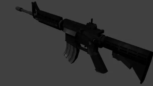 Army M4a1 Gun 3d model Army M4a1 Gun 3d model