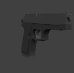 M9a1 Gun Lowpoly 3d model