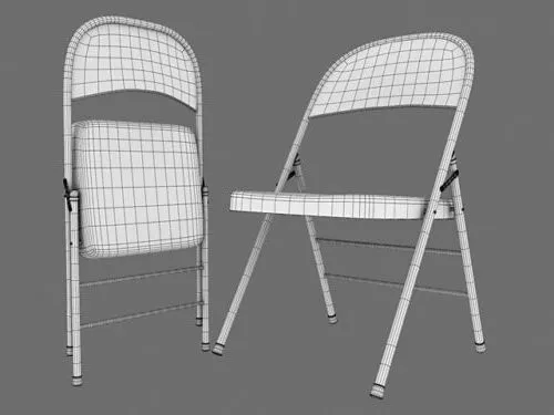 Folding Chair 3d model Folding Chair 3d model