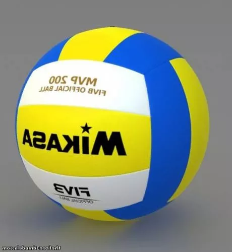 Low Poly Volleyball Ball 3d model