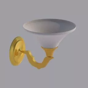 Golden Sconce 3d model