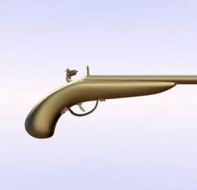 Mosquete Handgun 3d model