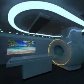 Hospital Mri Machine V1 3d model