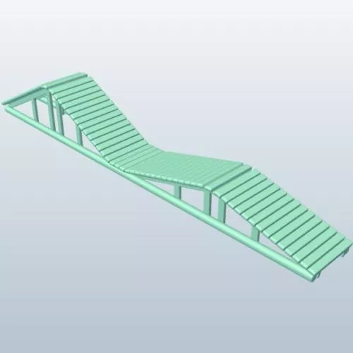 Concrete Bridge Concept 3d model