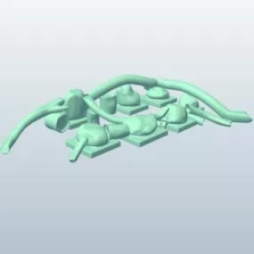 Mtbike Obstacle Equipment 3d model