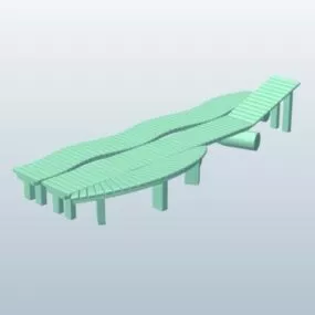 Mtbike Obstacle 3d model