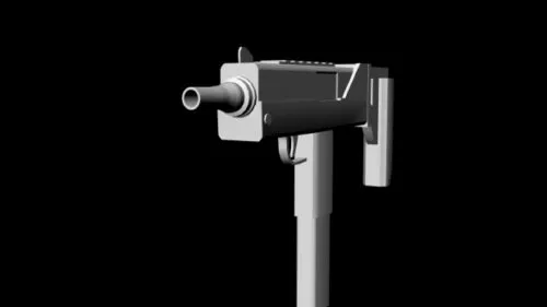 Mac10 Gun 3d model Mac10 Gun 3d model