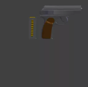 Macarov Gun 3d model