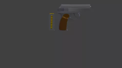 Scifi Machine Gun 3d model