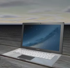 Macbook Pro Aluminium 3d model