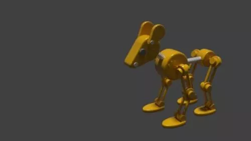 Futuristic Robot Crab 3d model