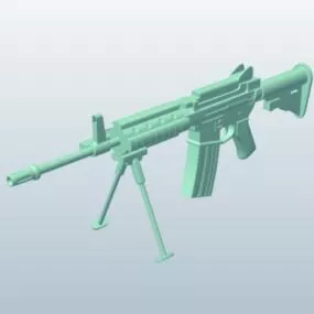 Magazine Fed Gun 3d model