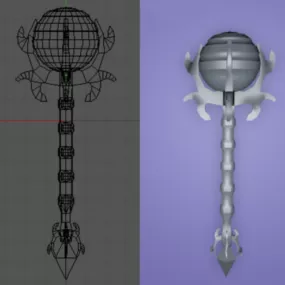 Gaming Magic Wand 3d model