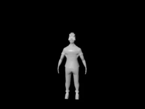 Male Character Basic Mesh 3d model Male Character Basic Mesh 3d model