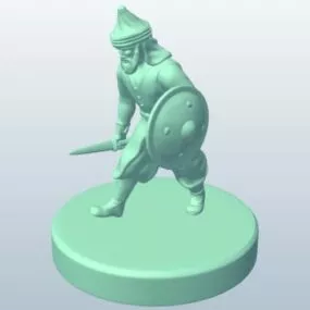 Mamluk Warrior Character With Dagger 3d model