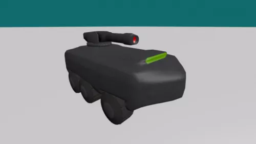 Chinese Army Stealth Tank 3d model
