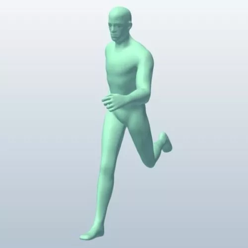 Man Running Character 3d model Man Running Character 3d model