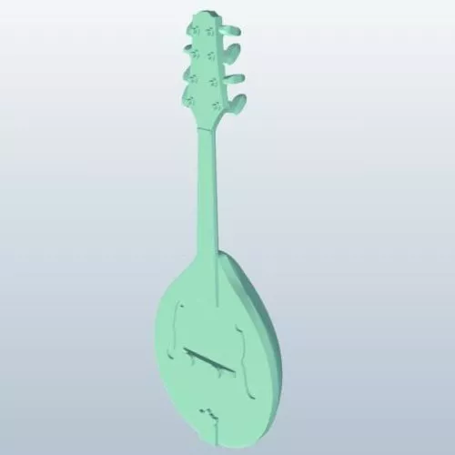 Mandolin Printable 3d model Mandolin Printable 3d model
