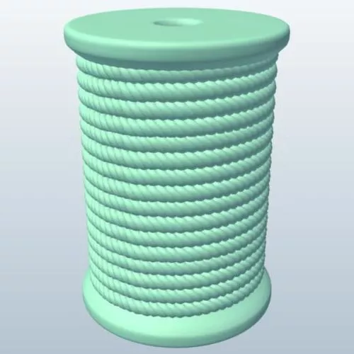 Manila Rope 3d model Manila Rope 3d model