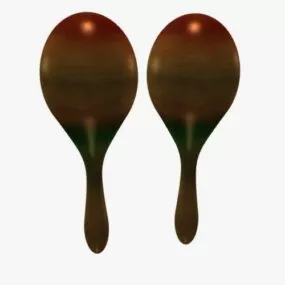 Maraca Musical Instrument 3d model