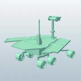 Mars Rover Exploration 3d model
