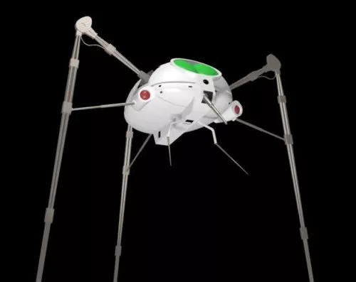 Bump Ball Robot 3d model