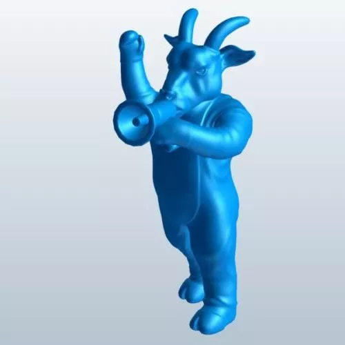 Mascot Goat Character 3d model Mascot Goat Character 3d model