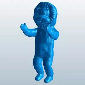 Mascot Lion Character 3d model