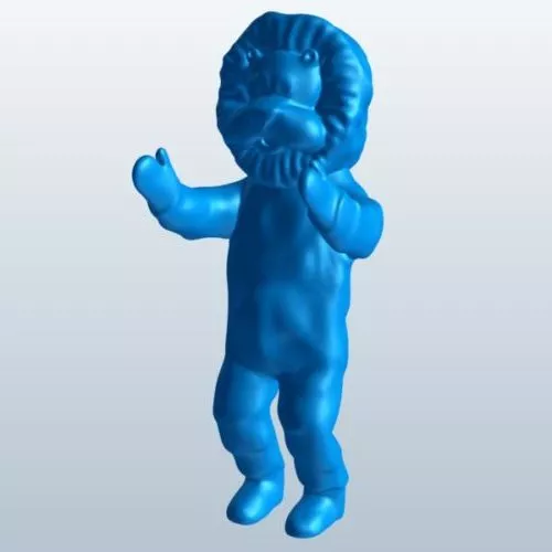 Mascot Lion Character 3d model Mascot Lion Character 3d model