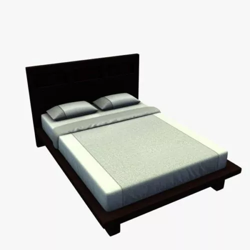 Master Bed King Size 3d model Master Bed King Size 3d model