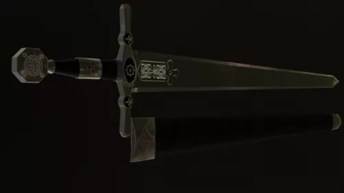 Attack Blade Sword 3d model