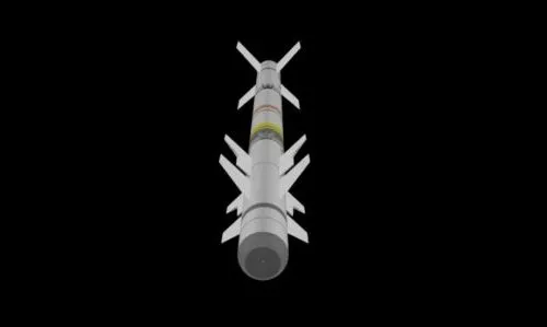 Guided Missile Weapon 3d model