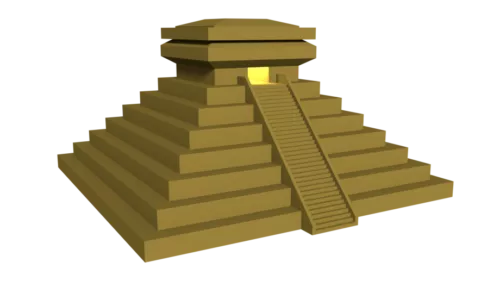 Egyptian Rock Pyramid 3d model