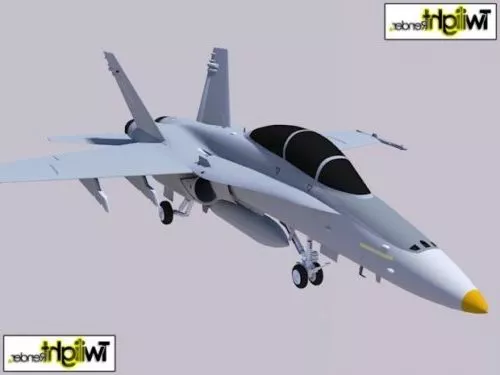 Mcdonnell Fa-18 Hornet Aircraft 3d model Mcdonnell Fa-18 Hornet Aircraft 3d model