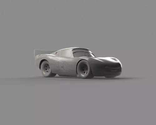Lightning Car 3d model Lightning Car 3d model