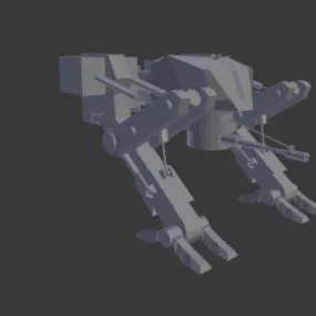Mech Robot Warrior 3d model