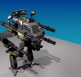 Fantasy Mech Robot 3d model